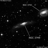 NGC 3749 - спиральная галактика. Описание NGC 3749:, Галактика в созвездии Центавр