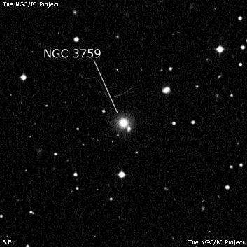 NGC 3759 - спиральная галактика с баром. Описание NGC 3759:, Галактика в созвездии Большая Медведица