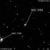 NGC 3764 - галактика. Описание NGC 3764:, Галактика в созвездии Лев