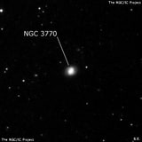 NGC 3770 - спиральная галактика с баром. Описание NGC 3770:, Галактика в созвездии Большая Медведица