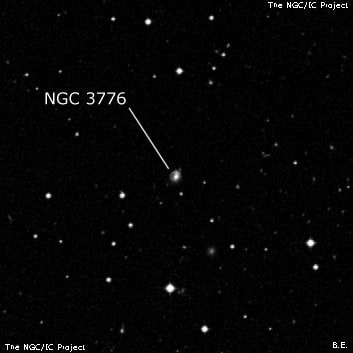 NGC 3776 - спиральная галактика. Описание NGC 3776:, Галактика в созвездии Дева