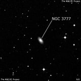 NGC 3777 - галактика. Описание NGC 3777:, Галактика в созвездии Чаша