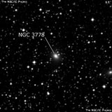 NGC 3778 - спиральная галактика с баром. Описание NGC 3778:, Галактика в созвездии Центавр