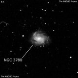 NGC 3780 - спиральная галактика. Описание NGC 3780:, Галактика в созвездии Большая Медведица