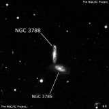 NGC 3788 - спиральная галактика с баром. Описание NGC 3788:, Галактика в созвездии Большая Медведица