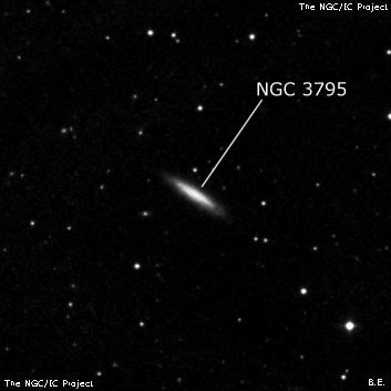 NGC 3795 - галактика. Описание NGC 3795:, Галактика в созвездии Большая Медведица