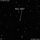 NGC 3807 - одиночная звезда. Описание NGC 3807:, Двойная звезда в созвездии Лев