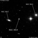 NGC 3814 - линзовидная галактика. Описание NGC 3814:, Галактика в созвездии Лев