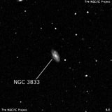 NGC 3833 - спиральная галактика. Описание NGC 3833:, Галактика в созвездии Дева