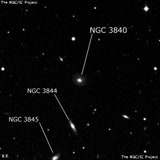 NGC 3840 - спиральная галактика. Описание NGC 3840:, Галактика в созвездии Лев