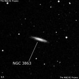 NGC 3863 - галактика. Описание NGC 3863:, Галактика в созвездии Дева