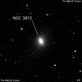 NGC 3872 - эллиптическая галактика. Описание NGC 3872:, Галактика в созвездии Лев