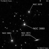 NGC 3880 - эллиптическая галактика. Описание NGC 3880:, Галактика в созвездии Большая Медведица