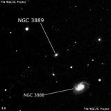 NGC 3889 - линзовидная галактика. Описание NGC 3889:, Галактика в созвездии Большая Медведица
