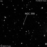 NGC 390 - одиночная звезда. Описание NGC 390:, Двойная звезда в созвездии Рыбы