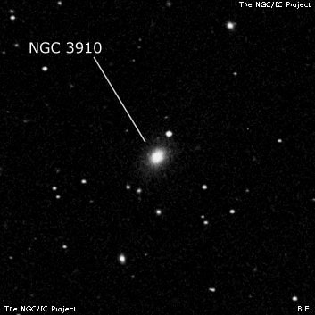 NGC 3910 - галактика. Описание NGC 3910:, Галактика в созвездии Лев