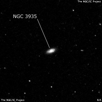 NGC 3935 - спиральная галактика. Описание NGC 3935:, Галактика в созвездии Большая Медведица