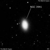 NGC 3941 - спиральная галактика с баром. Описание NGC 3941:, Галактика в созвездии Большая Медведица