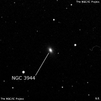 NGC 3944 - галактика. Описание NGC 3944:, Галактика в созвездии Лев