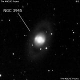 NGC 3945 - спиральная галактика с баром. Описание NGC 3945:, Галактика в созвездии Большая Медведица