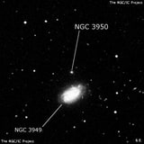 NGC 3950 - галактика. Описание NGC 3950:, Галактика в созвездии Большая Медведица