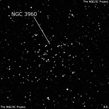 NGC 3960 - рассеянное скопление звёзд. Описание NGC 3960:, Рассеянное скопление в созвездии Центавр
