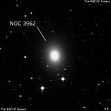 NGC 3962 - эллиптическая галактика. Описание NGC 3962:, Галактика в созвездии Чаша