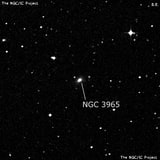 NGC 3965 - спиральная галактика. Описание NGC 3965:, Галактика в созвездии Чаша