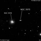 NGC 3975 - спиральная галактика. Описание NGC 3975:, Галактика в созвездии Большая Медведица
