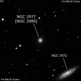 NGC 3977 - галактика. Описание NGC 3977:, Объект глубокого космоса в созвездии Большая Медведица
