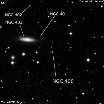 NGC 400 - одиночная звезда. Описание NGC 400:, Двойная звезда в созвездии Рыбы