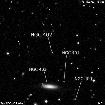 NGC 402 - одиночная звезда. Описание NGC 402:, Двойная звезда в созвездии Рыбы