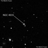 NGC 4031 - спиральная галактика. Описание NGC 4031:, Галактика в созвездии Большая Медведица