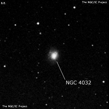 NGC 4032 - галактика неправильной формы. Описание NGC 4032:, Галактика в созвездии Волосы Вероники