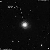 NGC 4041 - галактика. Описание NGC 4041:, Галактика в созвездии Большая Медведица