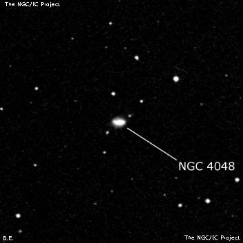 NGC 4048 - галактика. Описание NGC 4048:, Галактика в созвездии Волосы Вероники