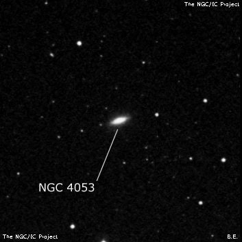 NGC 4053 - спиральная галактика. Описание NGC 4053:, Галактика в созвездии Волосы Вероники