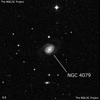 NGC 4079 - галактика. Описание NGC 4079:, Галактика в созвездии Дева