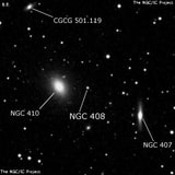 NGC 408 - одиночная звезда. Описание NGC 408:, Двойная звезда в созвездии Рыбы