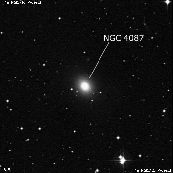 NGC 4087 - галактика. Описание NGC 4087:, Галактика в созвездии Гидра