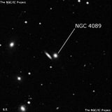 NGC 4089 - эллиптическая галактика. Описание NGC 4089:, Галактика в созвездии Волосы Вероники