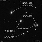 NGC 4095 - галактика. Описание NGC 4095:, Галактика в созвездии Волосы Вероники