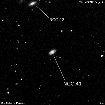 NGC 41 - спиральная галактика. Описание NGC 41:, Галактика в созвездии Пегас