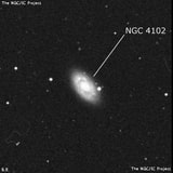 NGC 4102 - спиральная галактика с баром. Описание NGC 4102:, Галактика в созвездии Большая Медведица