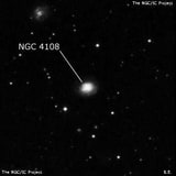 NGC 4108 - спиральная галактика. Описание NGC 4108:, Галактика в созвездии Дракон