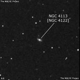 NGC 4113 - спиральная галактика с баром. Описание NGC 4113:, Объект глубокого космоса в созвездии Волосы Вероники