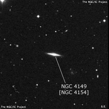 NGC 4149 - галактика. Описание NGC 4149:, Объект глубокого космоса в созвездии Большая Медведица