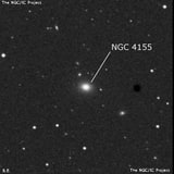 NGC 4155 - эллиптическая галактика. Описание NGC 4155:, Галактика в созвездии Волосы Вероники