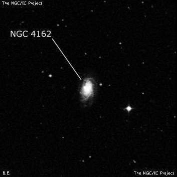 NGC 4162 - галактика. Описание NGC 4162:, Галактика в созвездии Волосы Вероники
