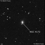 NGC 4172 - галактика. Описание NGC 4172:, Галактика в созвездии Большая Медведица